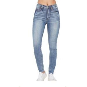 Judy Blue JB88871 MD H/W tummy control vintage shield pockets skinny fit 9/29